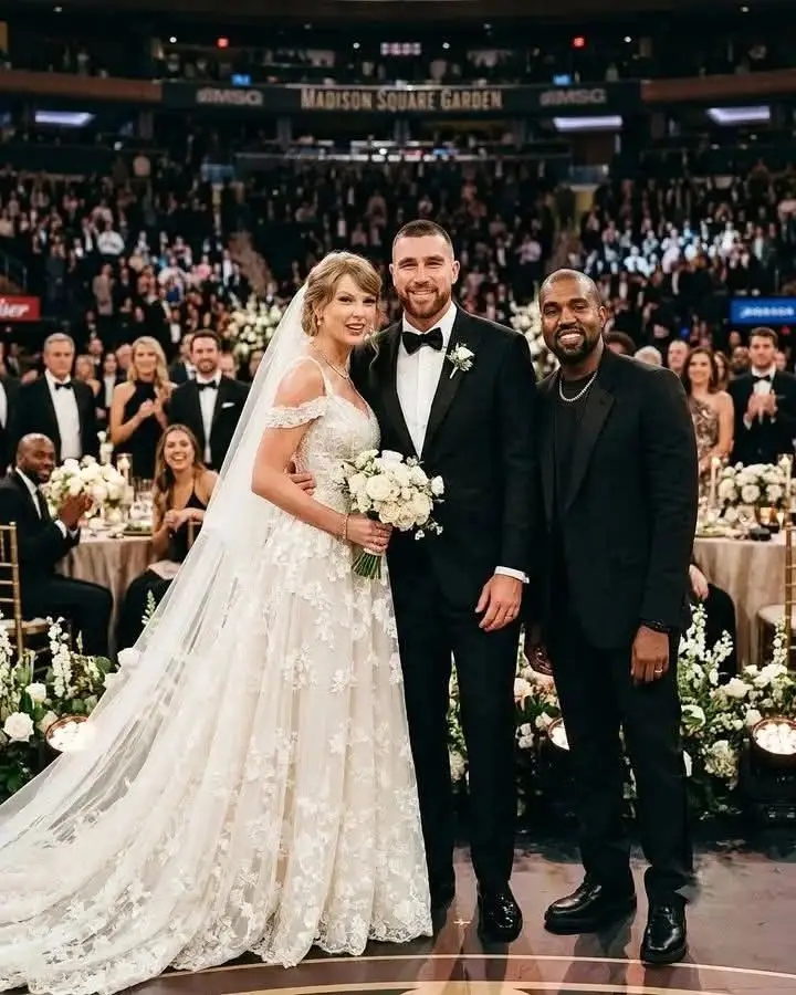 Taylor Swift Marries Travis Kelce in Jaw-Dropping Madison Square Garden Wedding – Kanye West Joins the Celebration