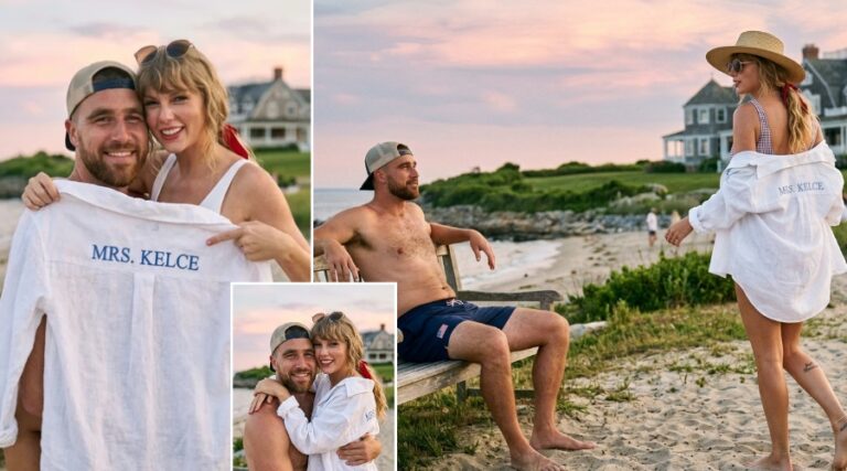 First Look at Travis Kelce and Taylor Swift After Their MSG Celestial Wedding as Mr. and Mrs. Kelce Celebrate the 4th of July… See New Photos