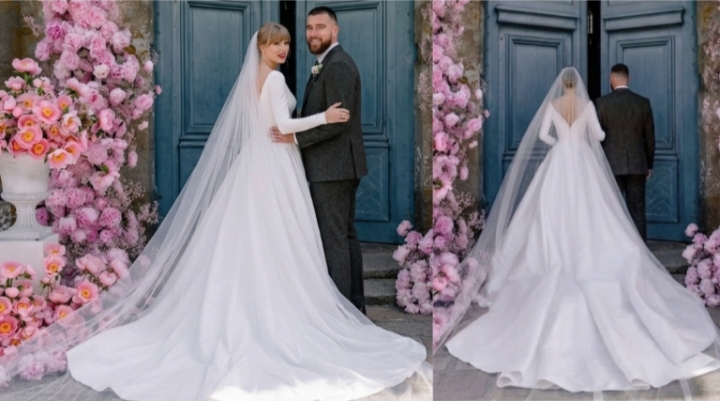 Meet the Latest Couple in Town! Taylor Swift’s Gorgeous Wedding Dress Has the Whole World Buzzing, and Everyone Is Saying the Same Thing. SEE 15 MORE UNSEEN PHOTOS 👇