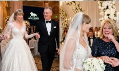 An Unforgettable Walk Down the Aisle: The Moving Gesture That Had Wedding Guests in Tears The Emotional Moment Taylor Swift’s Parents Handed Her Over to Travis Kelce