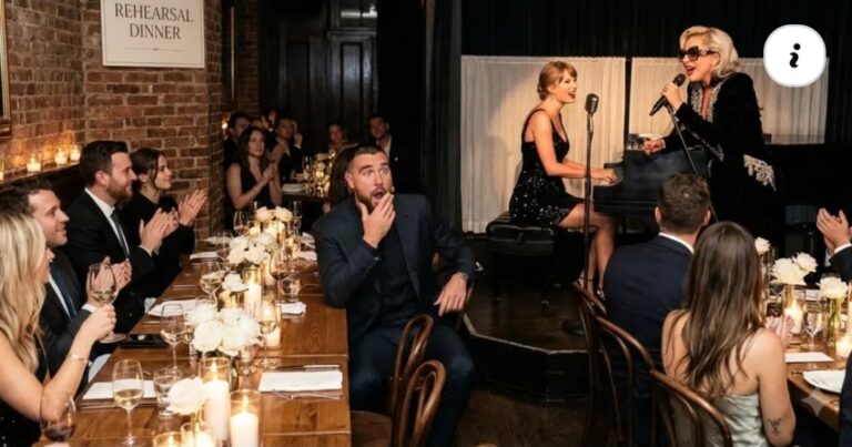 SURPRISE DUET! Taylor Swift and Lady Gaga stole the show at the rehearsal dinner at MSG ahead of Taylor Swift’s wedding to Travis Kelce. I’m still speechless! You ABSOLUTELY MUST watch it if you missed it. It’s explosive.