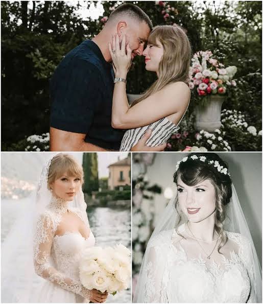 Travis Kelce Finally Drops 15 Irresistible Photos of His Adorable Wife Taylor Swift’s Majestic Wedding Dress Fans Have Been Desperately Begging For