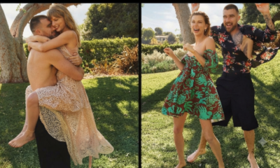 Taylor Swift and Travis Kelce Melt Hearts With a Sweet Garden Embrace and Playful Barefoot Dance, Giving Fans a Rare Glimpse Into Their Fun-Filled, Romantic Married Life as They Unwind Together Before the Kansas City Chiefs’ Big Game