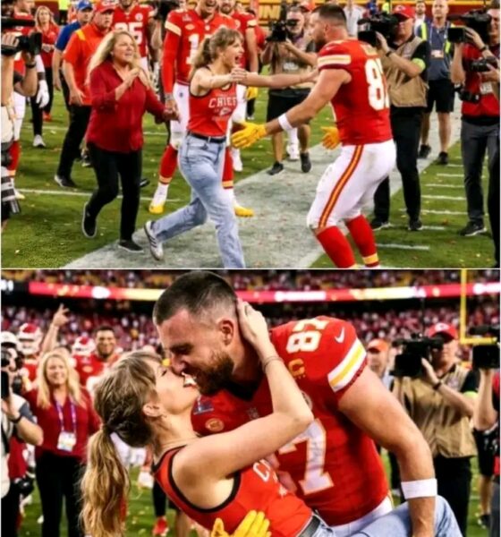 Taylor Swift Breaks NFL Protocol Again and Rushes to the Field to Celebrate, Hug, and Kiss Husband Travis Kelce After Chiefs’ Stunning 33–30 Overtime Win Over the Colts – Mom Andrea Swift Seen Chasing Her Daughter to Caution Her as Overexcited Taylor Couldn’t Hold Herself Back, While Patrick Mahomes Couldn’t Hold Back His Laughter… See the Full Never-Before-Seen Clip and Photos…