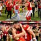 Taylor Swift Breaks NFL Protocol Again and Rushes to the Field to Celebrate, Hug, and Kiss Husband Travis Kelce After Chiefs’ Stunning 33–30 Overtime Win Over the Colts – Mom Andrea Swift Seen Chasing Her Daughter to Caution Her as Overexcited Taylor Couldn’t Hold Herself Back, While Patrick Mahomes Couldn’t Hold Back His Laughter… See the Full Never-Before-Seen Clip and Photos…