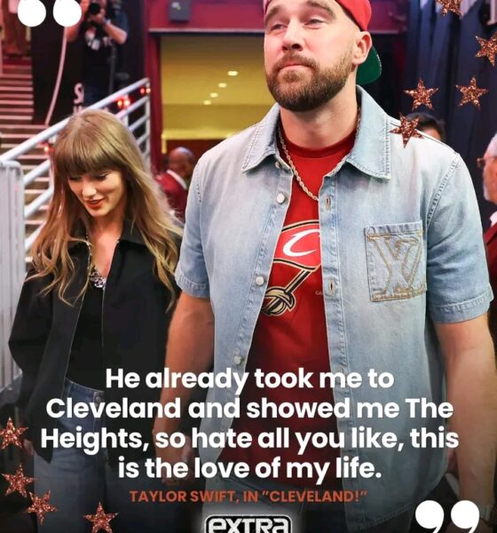 Taylor Swift's new song "Cleveland!" is a love letter to Travis Kelce... and a message to the haters!