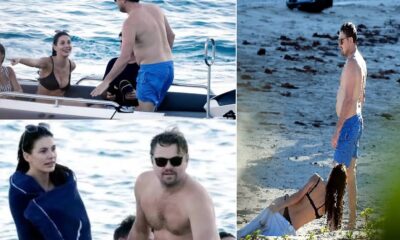 Leonardo DiCaprio and his 28-year-old girlfriend, Italian model Vittoria Ceretti, are baring it all during their Saint-Tropez yacht vacation. Earlier this week, DiCaprio and Ceretti were seen with friends, Tommaso Buti and Laura Harrier, while enjoying a dip in the Mediterranean Sea. DiCaprio, 51, was seen shirtless on the back of the boat.