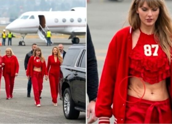 Taylor Swift’s Seattle Arrival Sparks Fresh Buzz! Fans Spot a Mysterious Mark Near Her Rib and Stomach as She Arrives With Blake Lively, Donna Kelce, and Andrea Swift to Support Travis Kelce — See the Photos and Arrival Clip Everyone Is Talking About!