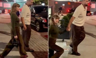 Taylor Swift and Travis Kelce Hold Hands Following Dinner Date Night in N.Y.C.